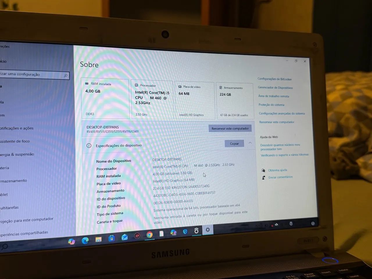 Notebook Samsung RV411 - Foto 5