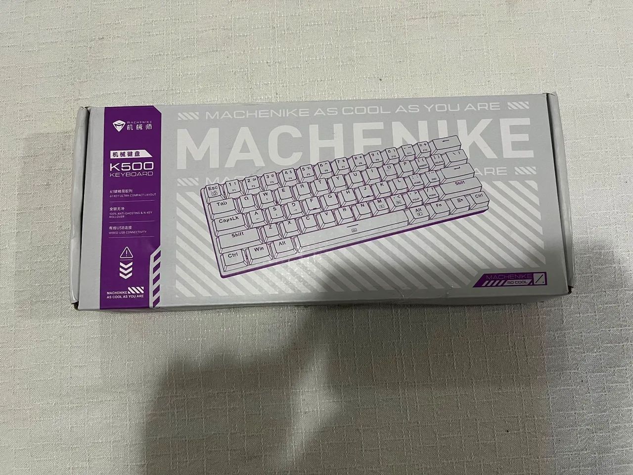 Teclado machenike k500 b61 - switch red - Foto 5
