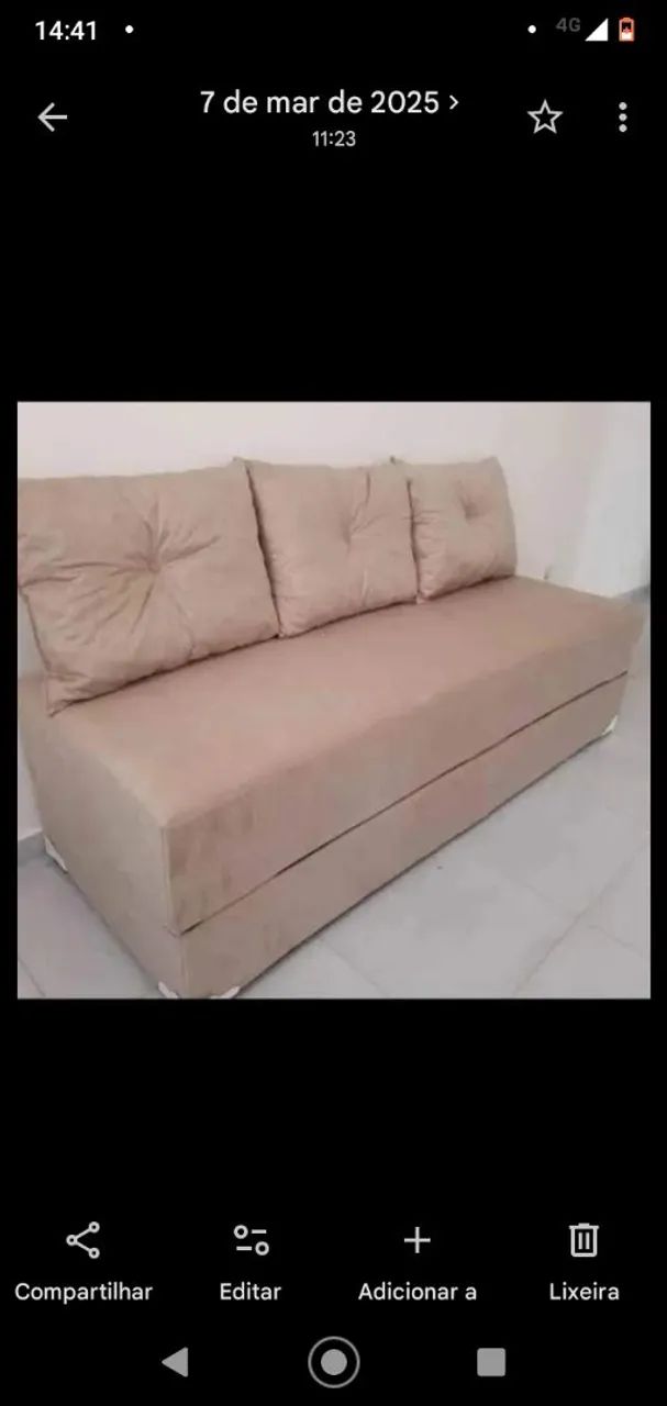 Sofá cama disponível pra encomenda 