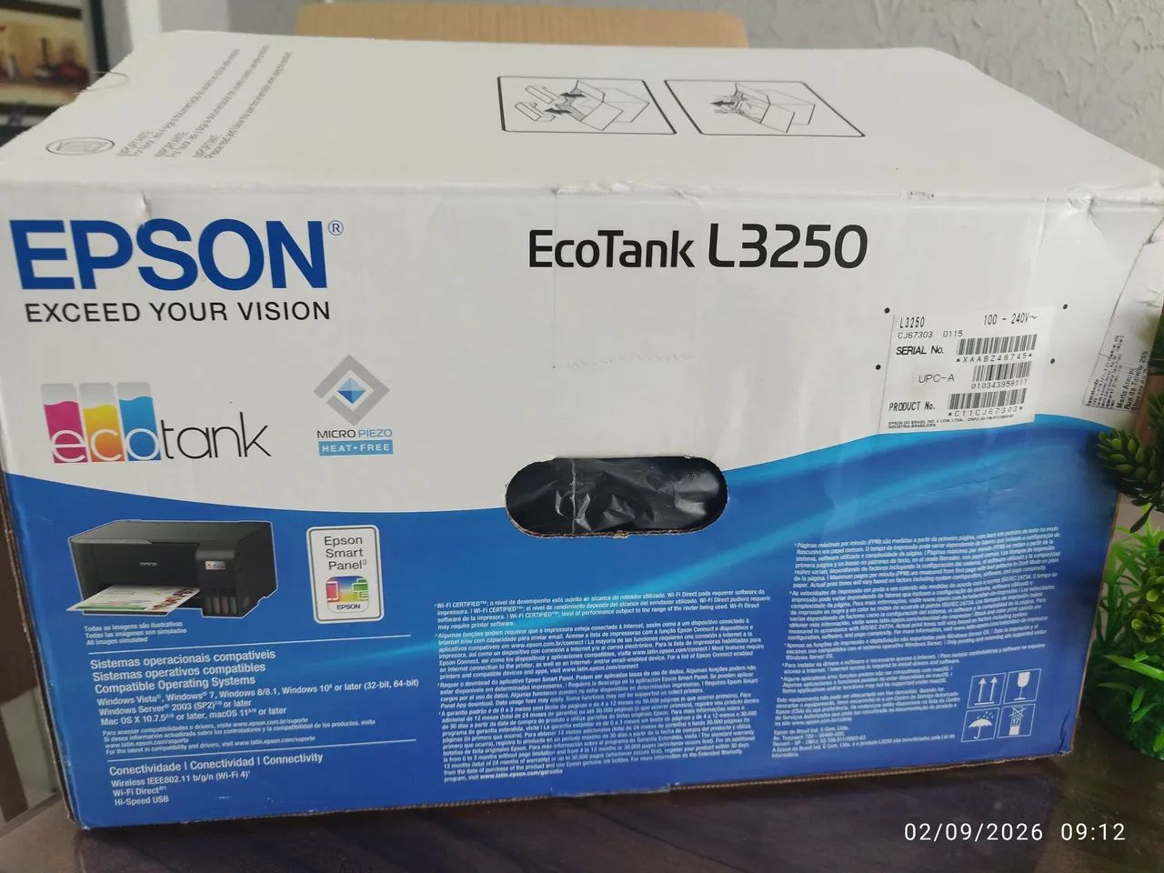 Impressora EcoTank L3250 Epson - Foto 2