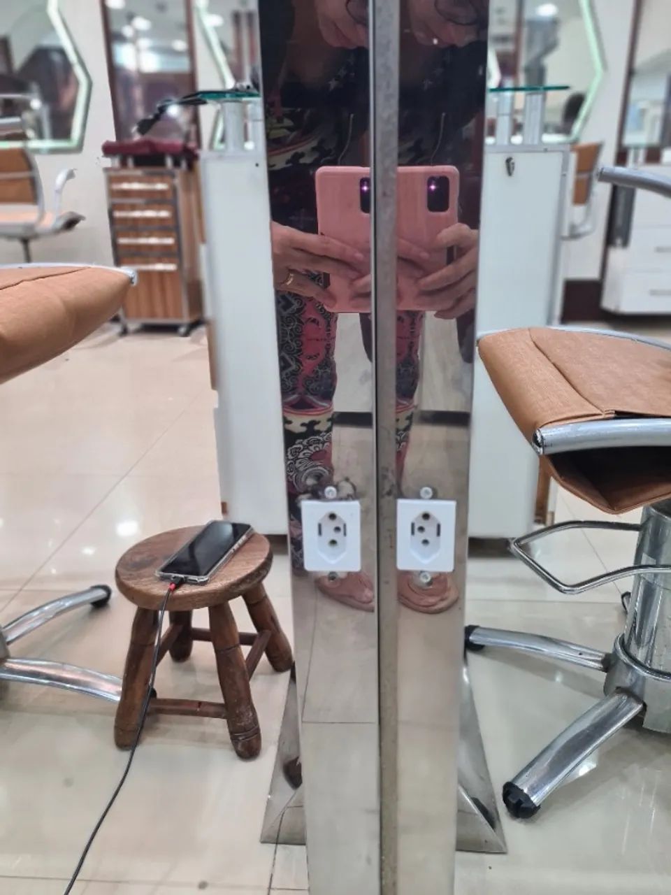 Espelho com tomada para salão de beleza - Foto 2