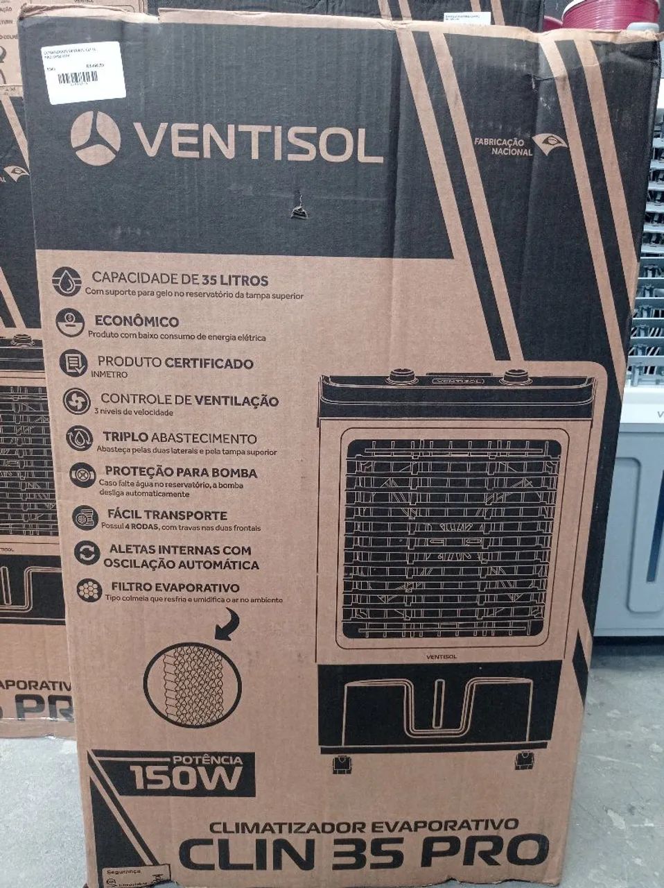 Climatizador de Ar Ventisol 35 litros (COMPRA SOMENTE NA LOJA) - Foto 2