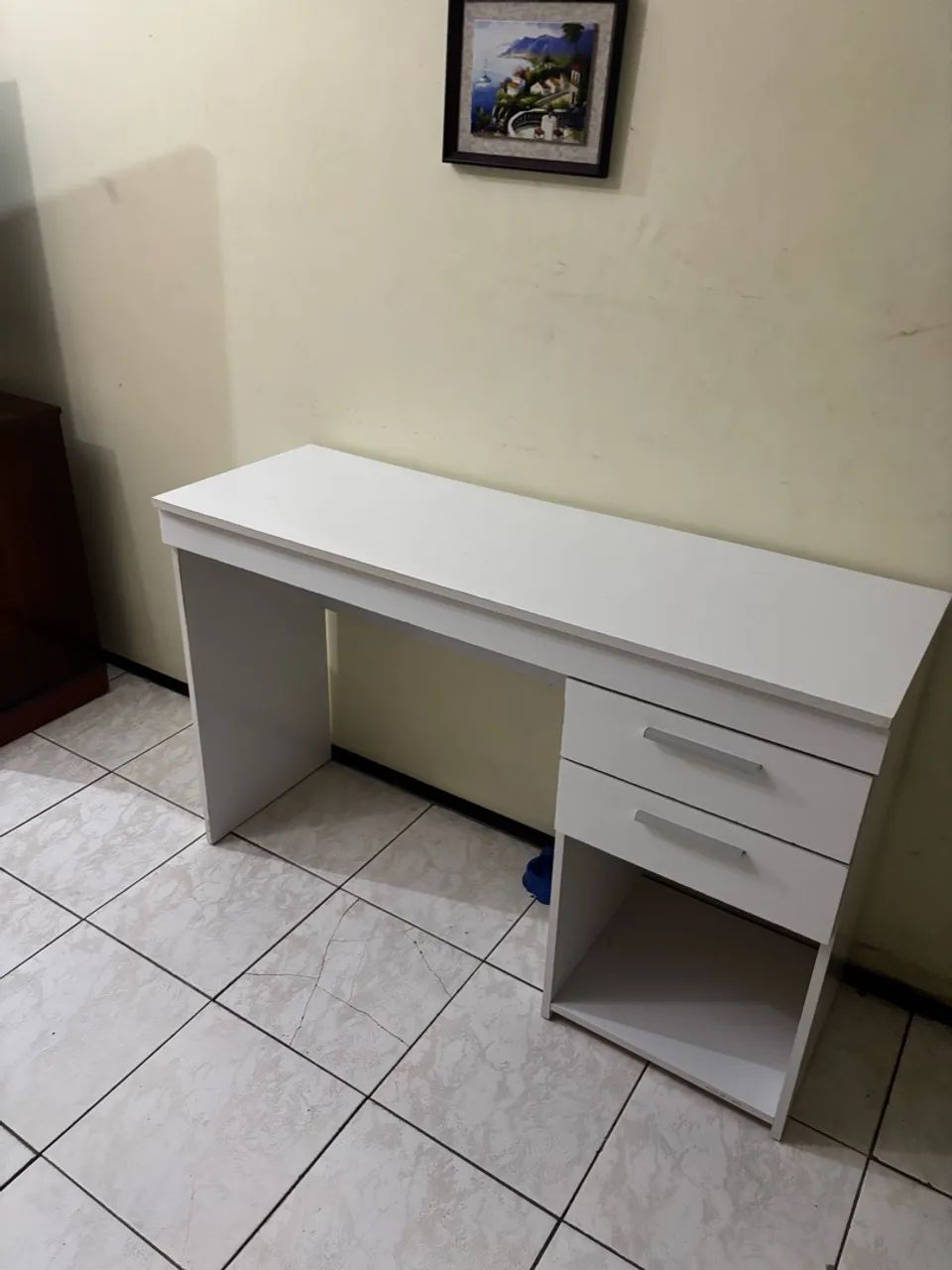 Mesa branca escritório  - Foto 2
