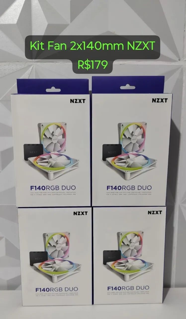 Kit Fan 2x140mm NZXT Novo