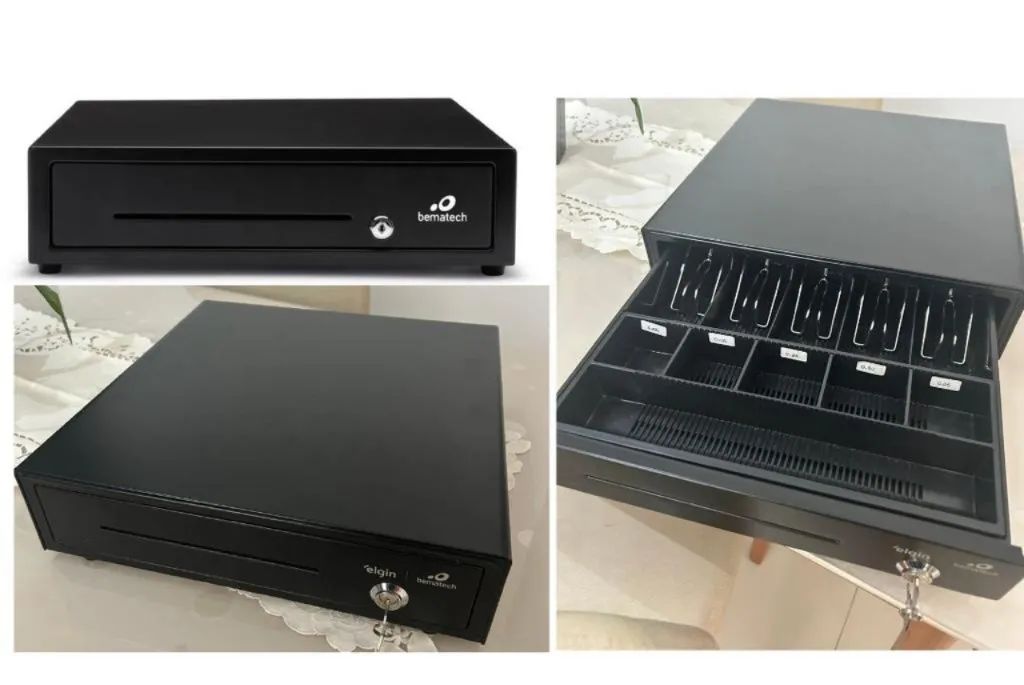 Gaveta de Dinheiro Automática Bematech GD 56 (preta) 