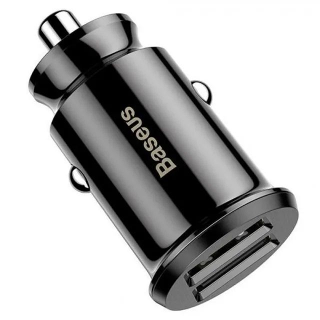 Carregador Veicular Baseus Mini Turbo USB duplo  - Foto 3