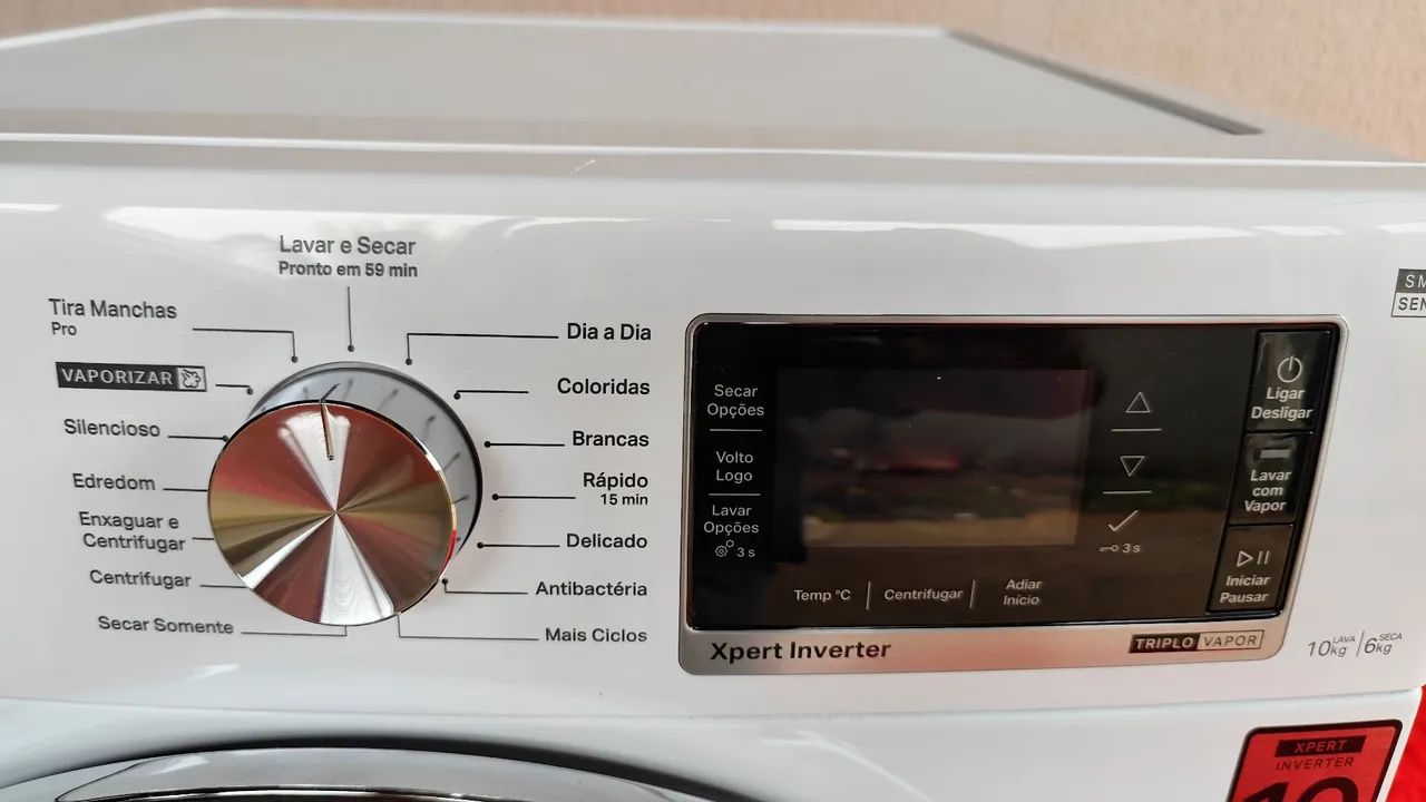 Lava e seca Brastemp 10 kg - Inverter Smart sensor - Água quente  - Foto 4