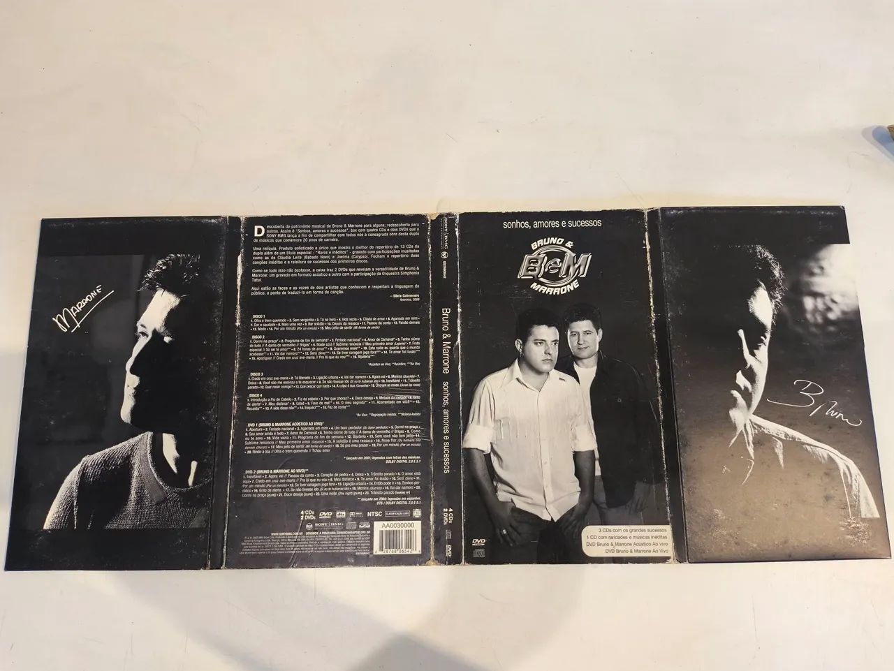  Dvd - Cd Bruno e Marrone 4 cds + 2 DVDs usado no estado  COMPLETO  - Foto 4