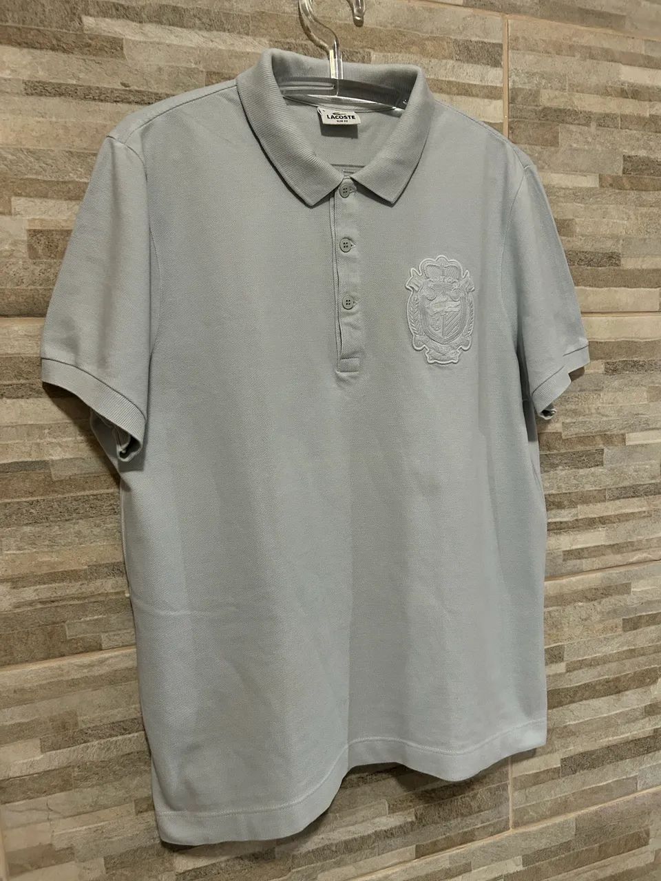 Camisa polo cinza Tommy Hilfiger 6 - Foto 3