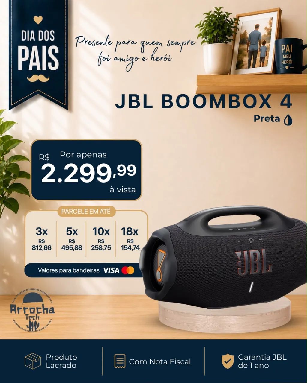 Boombox 4 preta