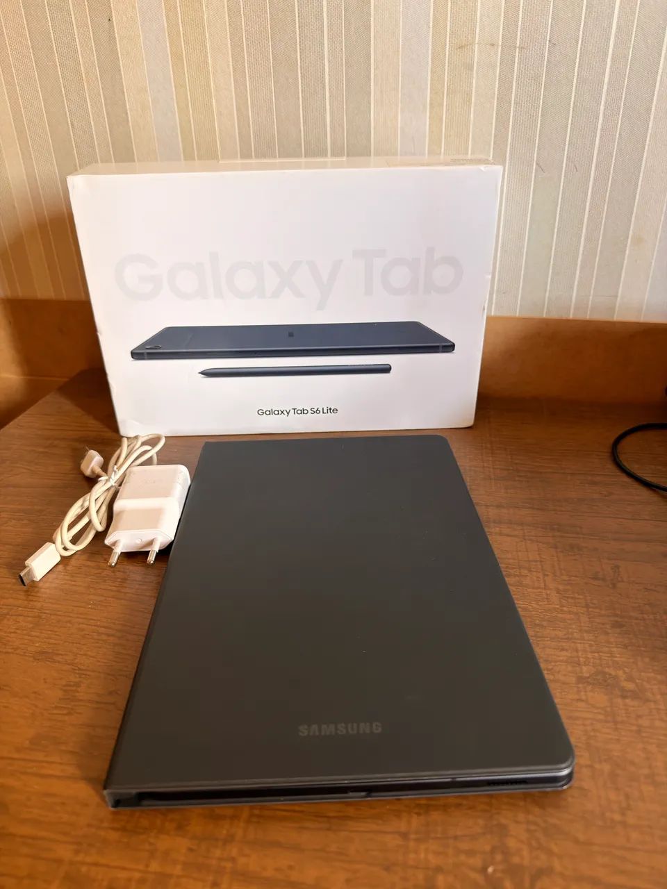 Vendo Tablet Samsung Galaxy Tab S6 Lite 4G + Wi-Fi 64GB Cinza - Foto 5