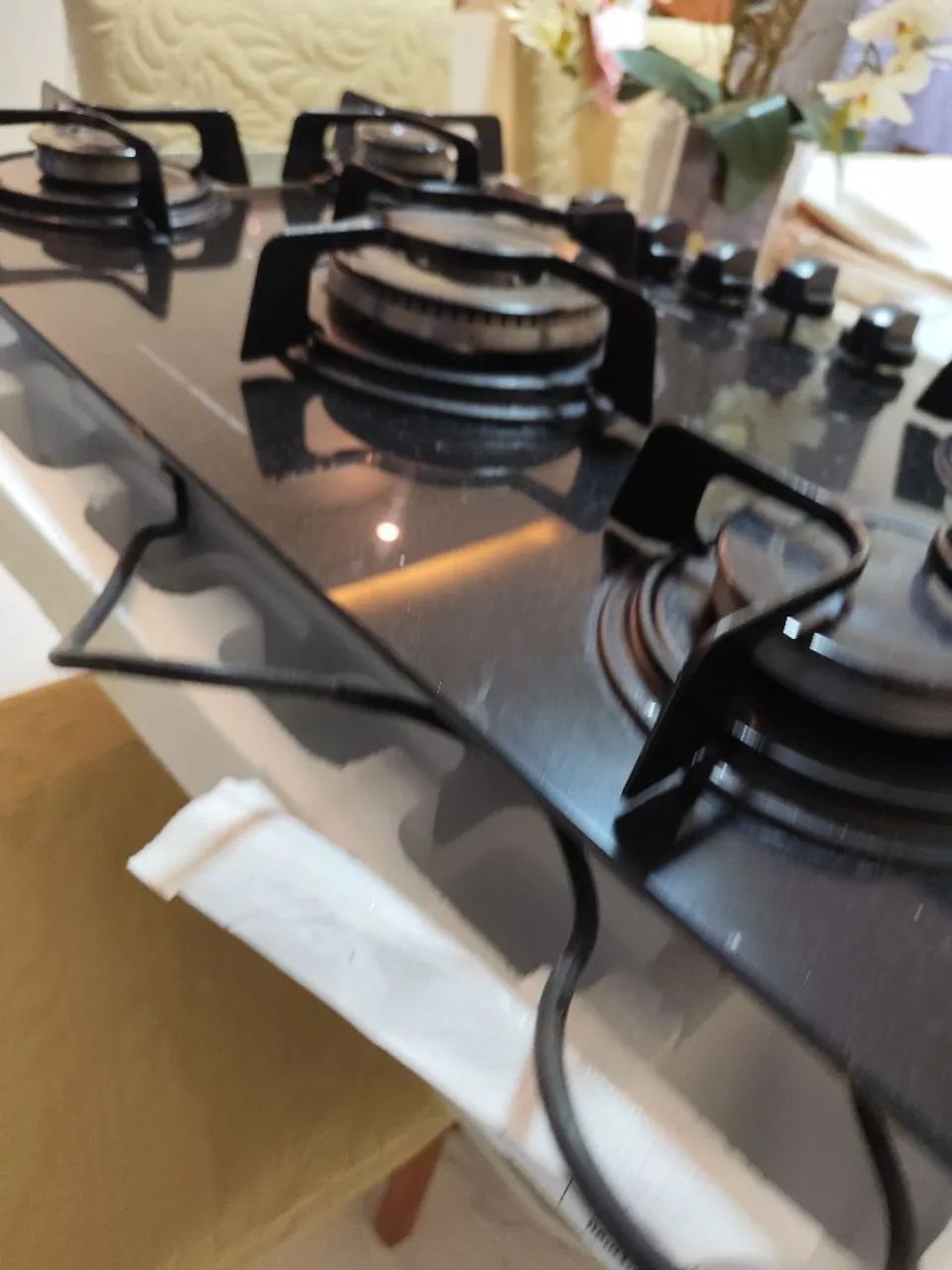 Cooktop Eletrolux em vidro temperado 