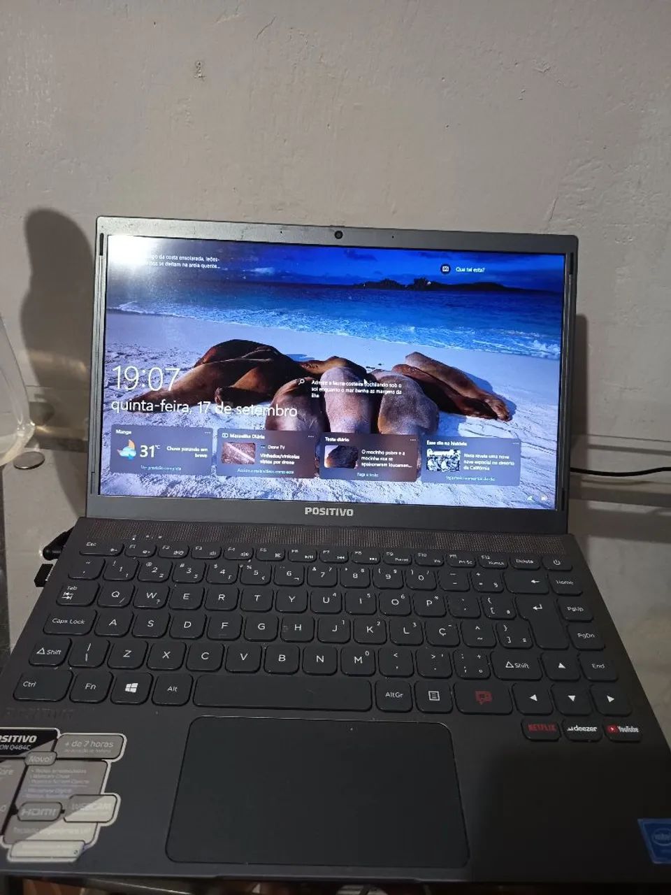 Notebook positivo 
