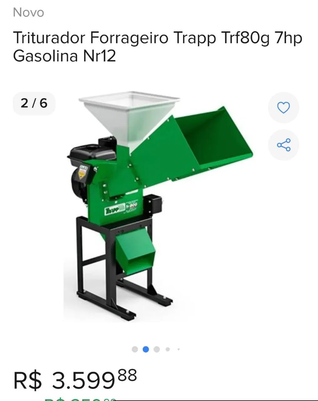 Triturador/forrageiro gasolina  - Foto 6