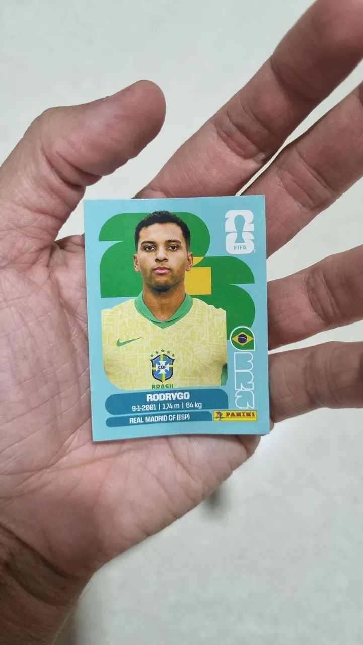 Figurinha Rodrygo Copa 2026