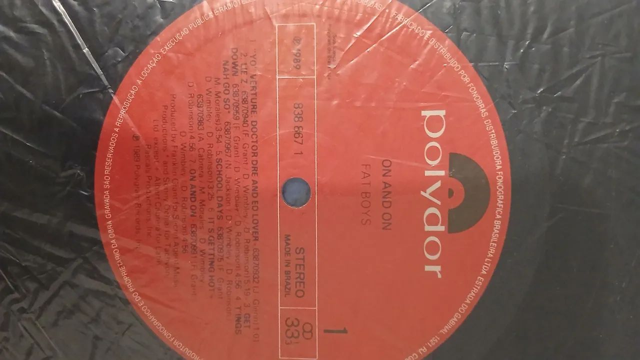 2 lps fat boys "big and beautiful " e "on and on" usados.  - Foto 5
