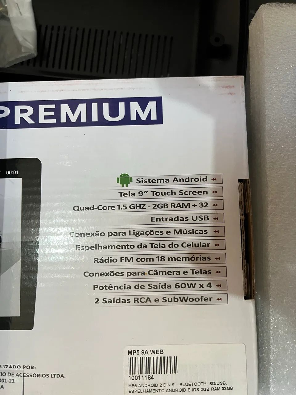 Vendo um Kit central multimídia 9 polegadas android , Fiat argo / cronos 