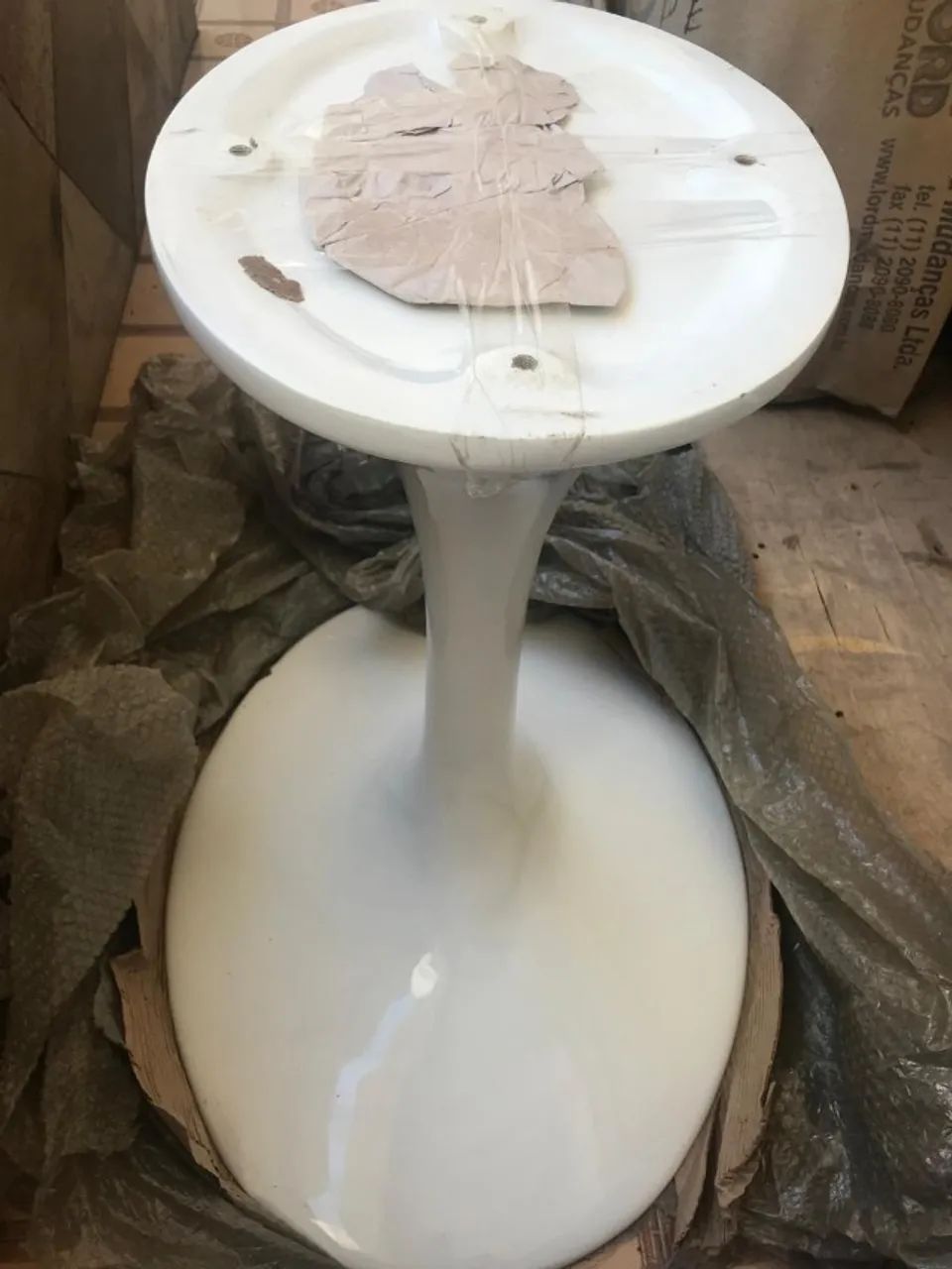 Base de mesa/Pé de mesa Saarinne - Oval Branco 1,20x0,80 - Foto 2