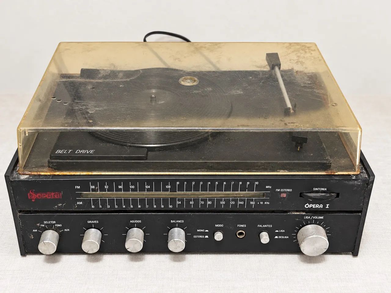 Vitrola Soreta Ópera I com Rádio e Toca-Discos - Foto 4