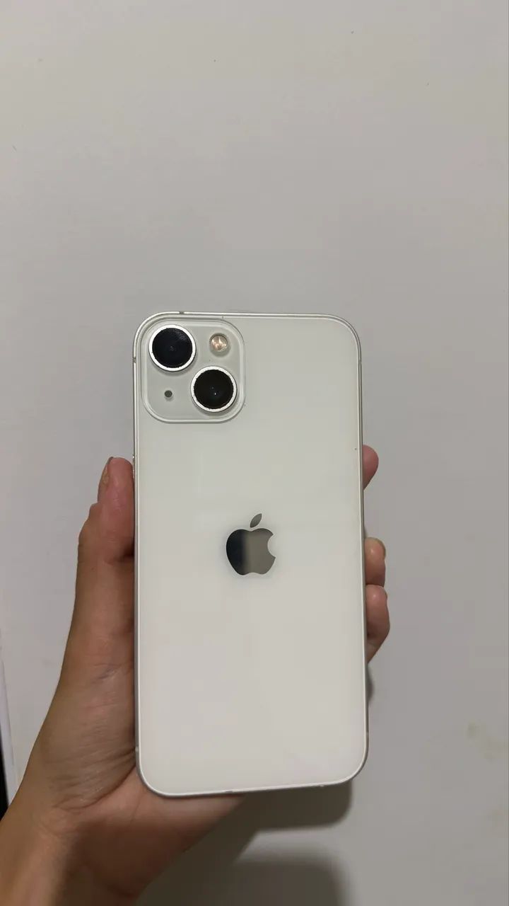 iPhone 13 128gb vai com cabo novo e 2 capas 