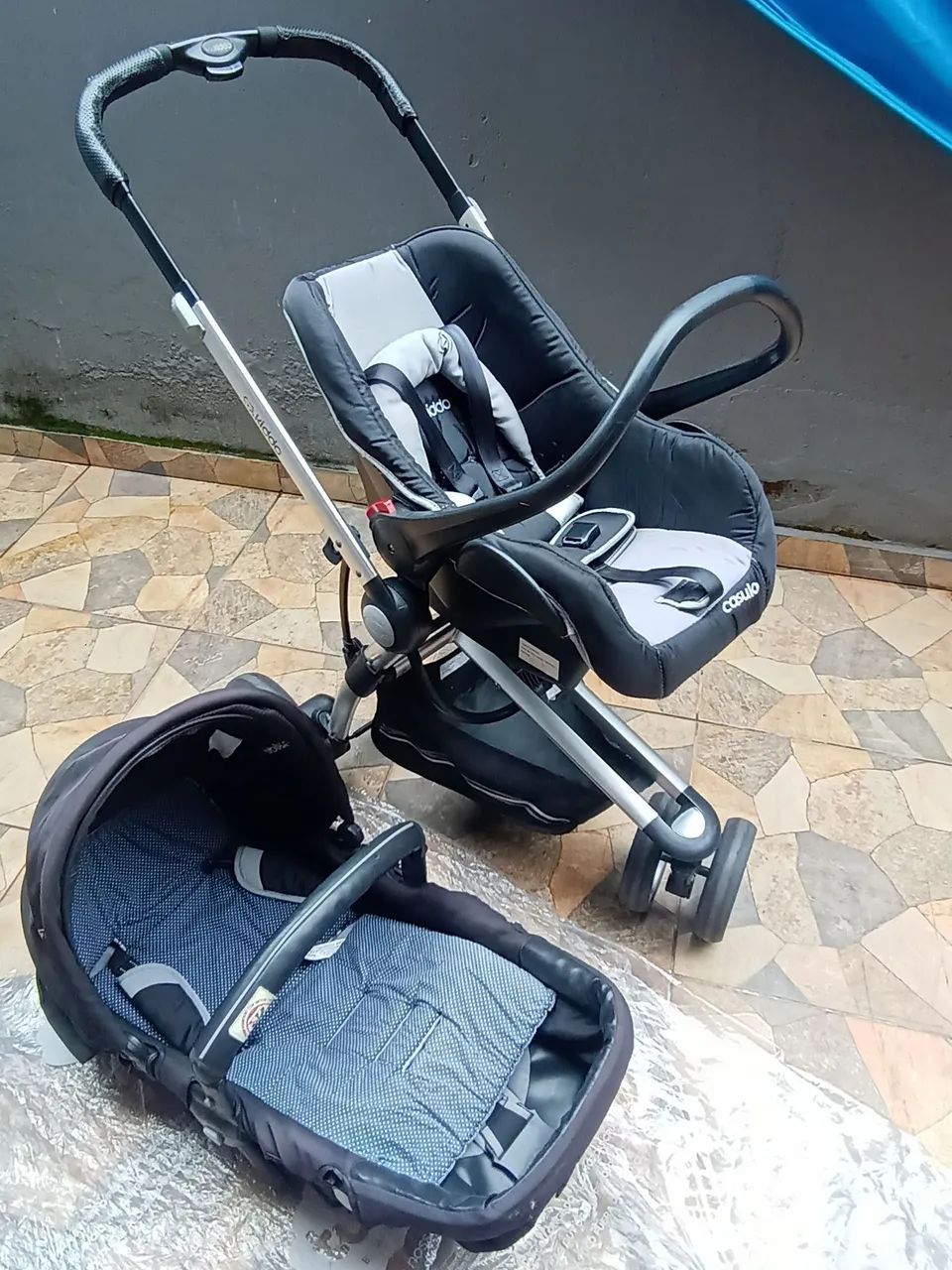 Carrinho Kiddo Compass II + Bebê conforto + Itens adicionais - Foto 2