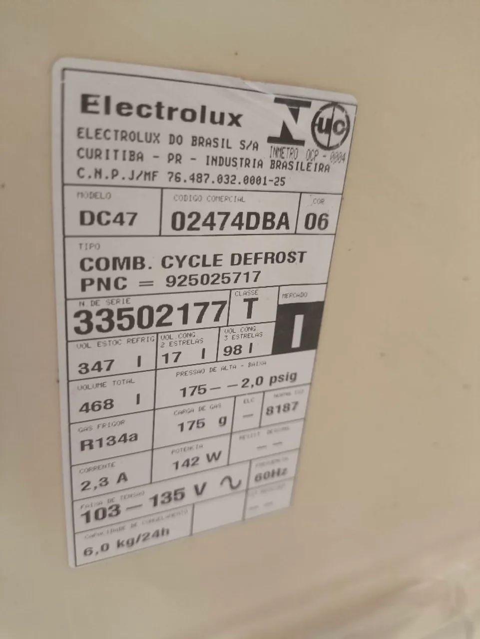 GELADEIRA ELETROLUX DC47 - Foto 5