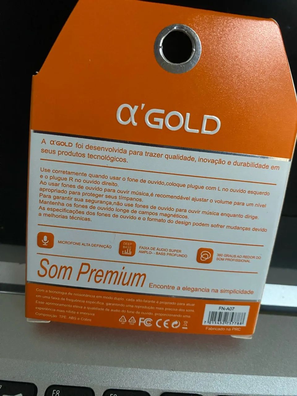 Fone de ouvido A?Gold - Foto 4