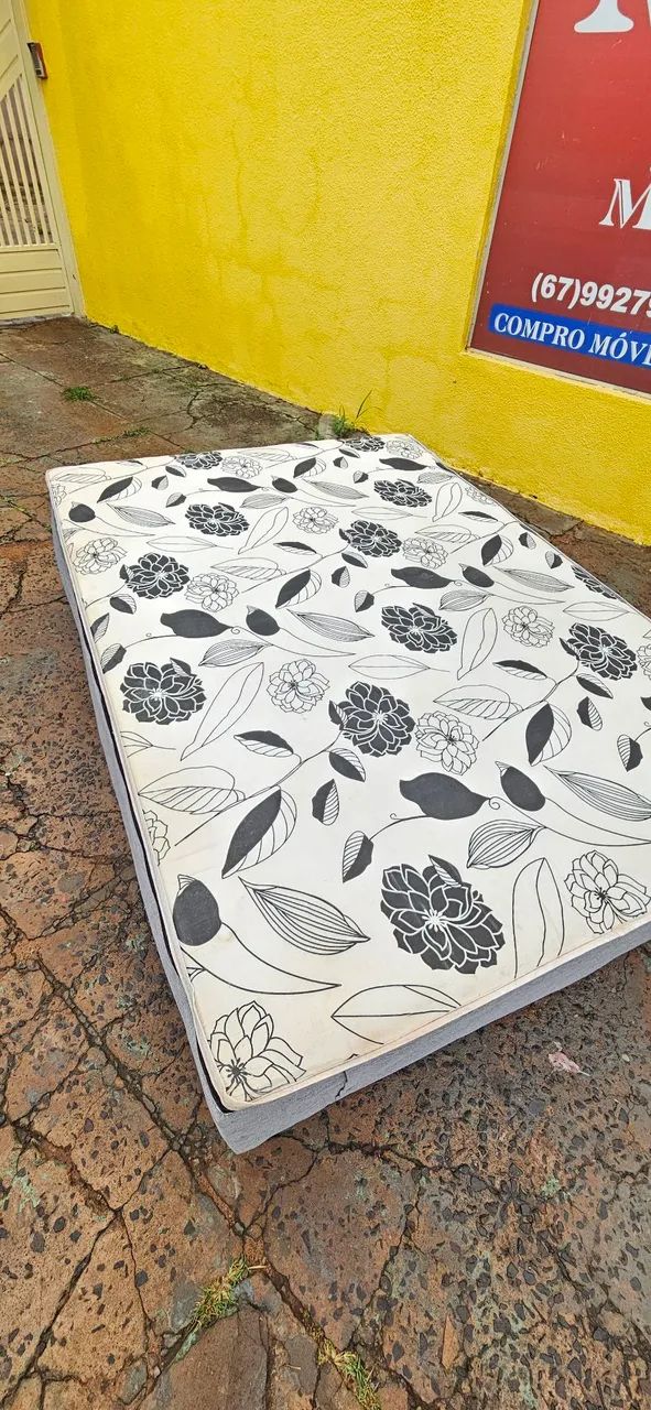 cama box casal padrão espuma 5cm bem conservada ENTREGA GRÁTIS  - Foto 2