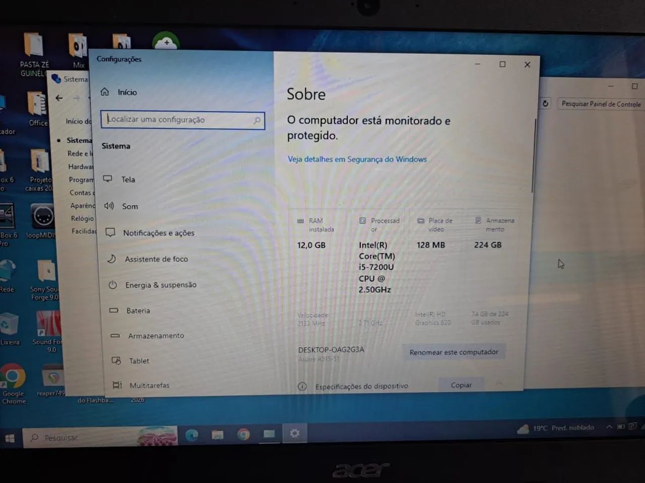 Notebook core i5 7 geração  - Foto 3