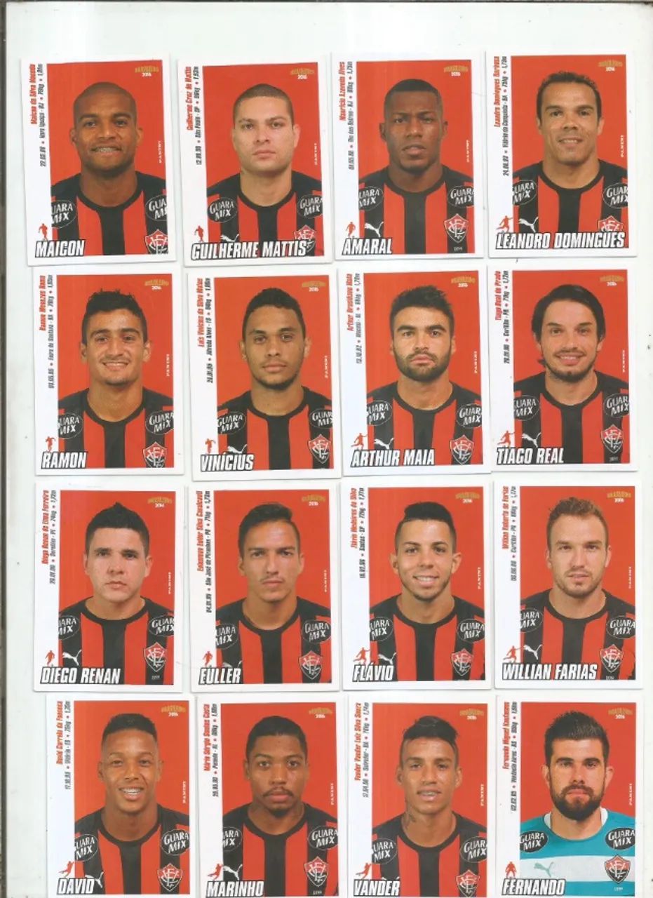 FIGURINHAS CAMPEOONATO BRASILEIRO 2016 - Foto 5