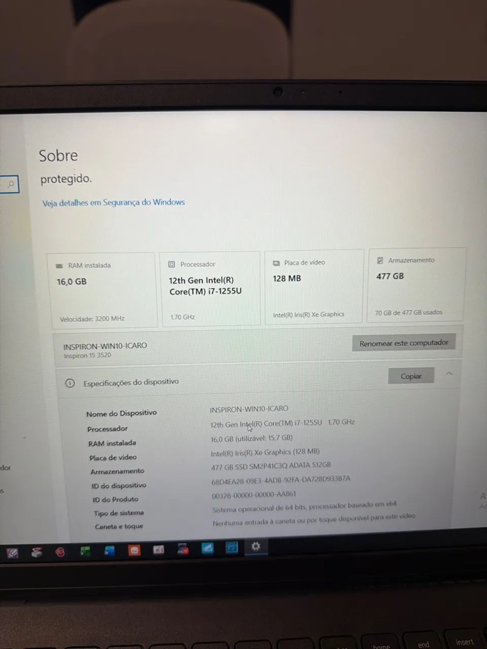 Notebook Dell i7 Muito Novo - Foto 5