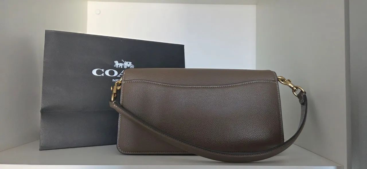 Bolsa tabby 26 COACH marrom - Foto 3