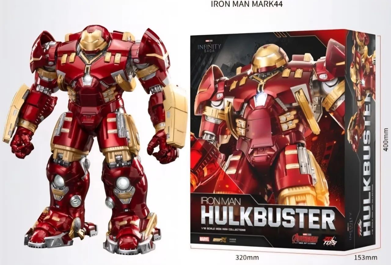 FIGURE IRON MAN HOMEM DE FERRO HULKBUSTER MK44 INFINITY SAGA ZD