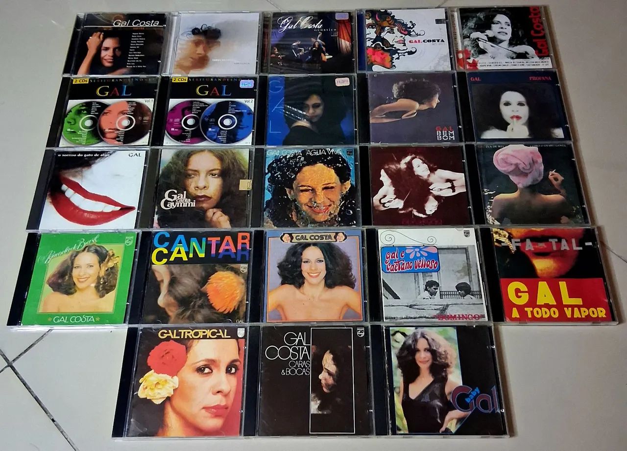 CD Gal Costa - 23 Discos Original ( Lote )