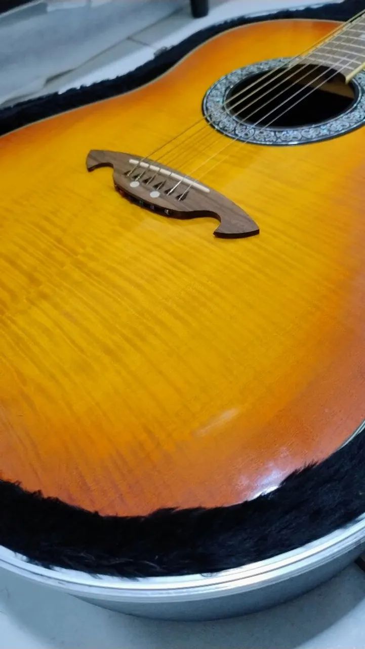 Violão Elétrico Eagle + Case Freedom - Excelente Estado - Foto 5