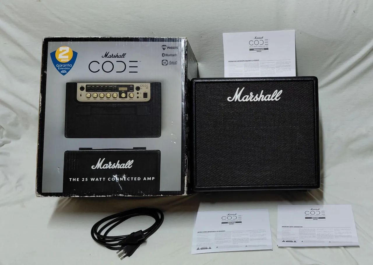 Amplificador Marshall CODE 25(Semi novo) - Foto 5