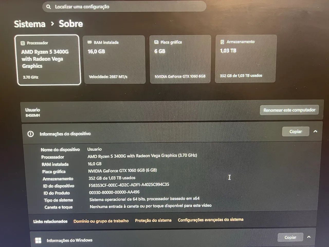 Pc gamer completo Ryzen 5 3400G  - Foto 5