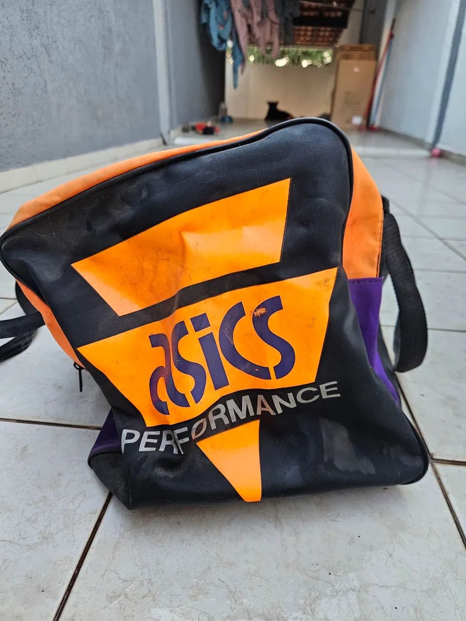 Bolsa vintage transversal asics