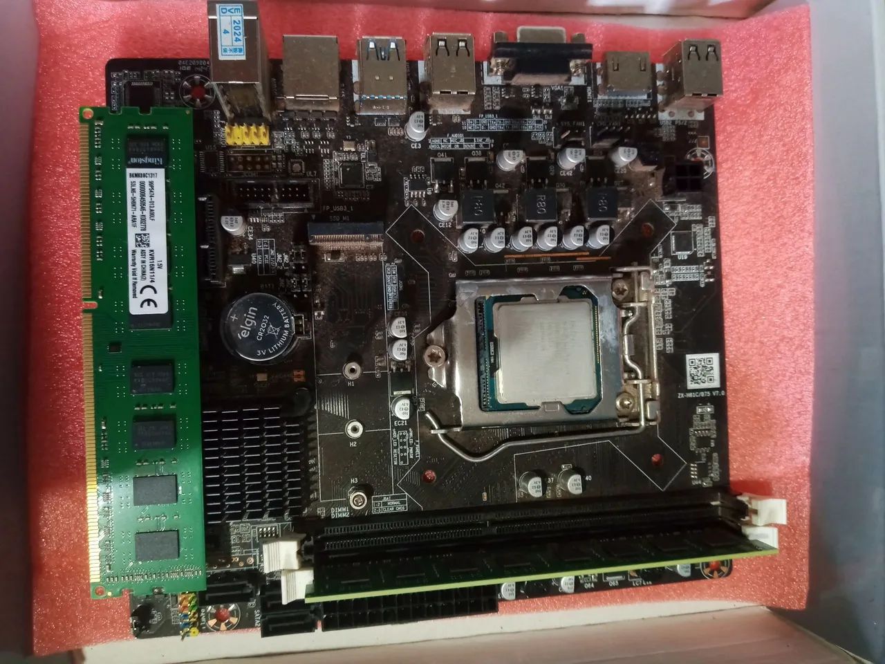 Kit placa mãe 1155 - Foto 4