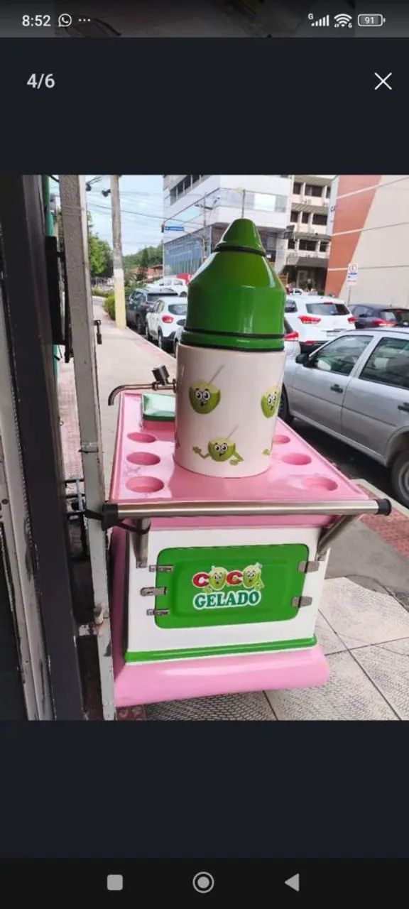 Carinho de água de coco  - Foto 2