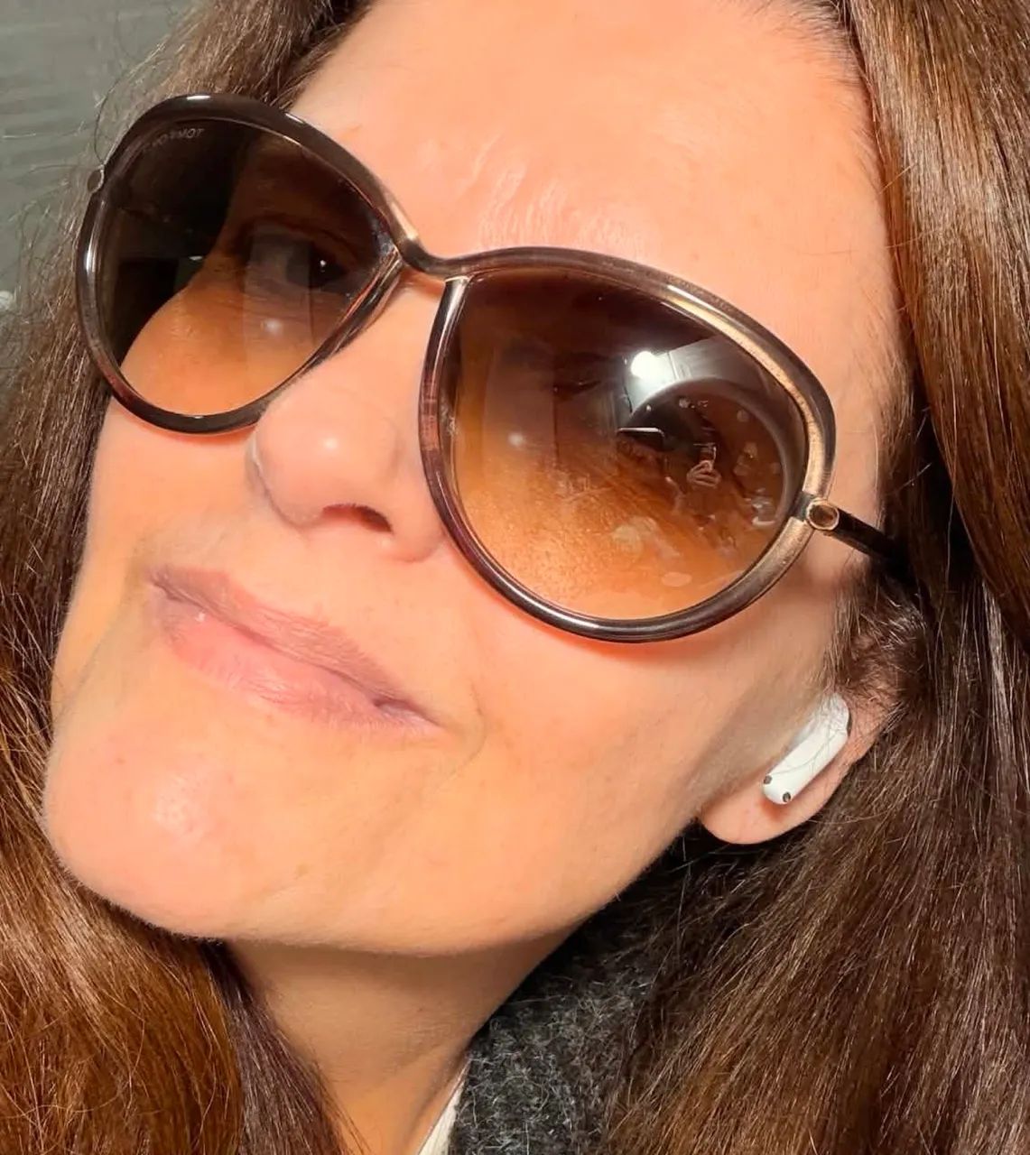 Óculos de sol Tom Ford ORIGINAL Mod. Sabrina Marrom