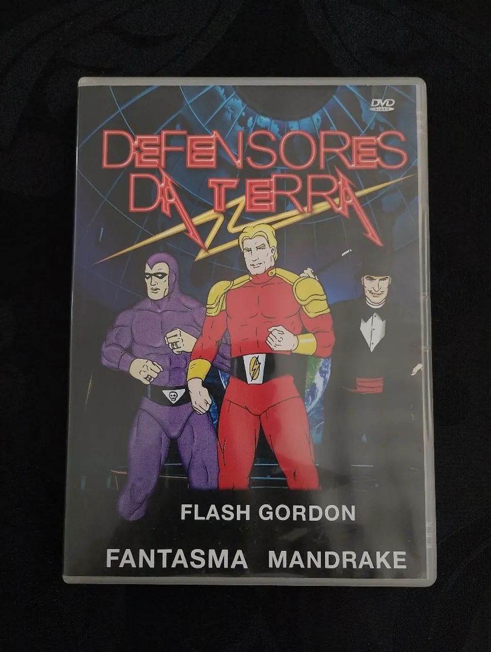 DVD Flash Gordon defensores da terra fantasma Mandrake 