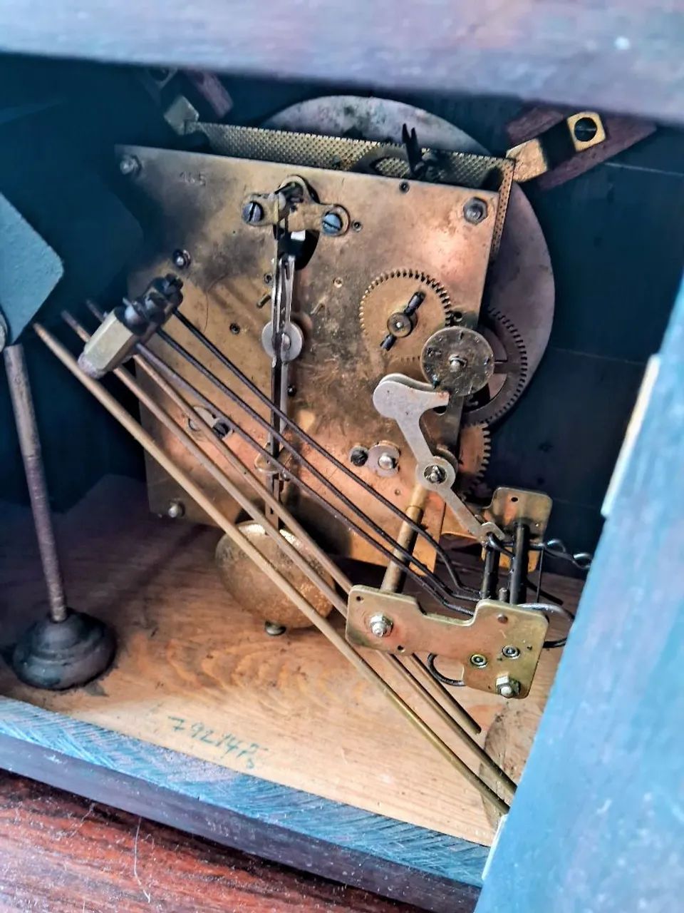 Relógio antigo de mesa alemão Junghans - Foto 4