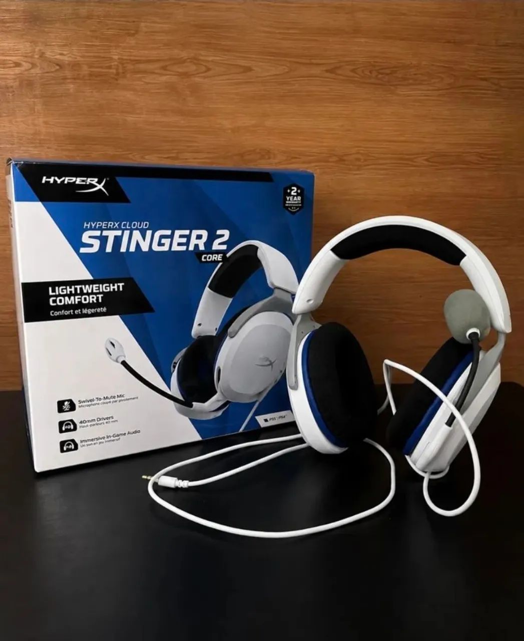 HEADSET HYPERX CLOUD STINGER 2 CORE - PS5 e PS4 - Foto 3