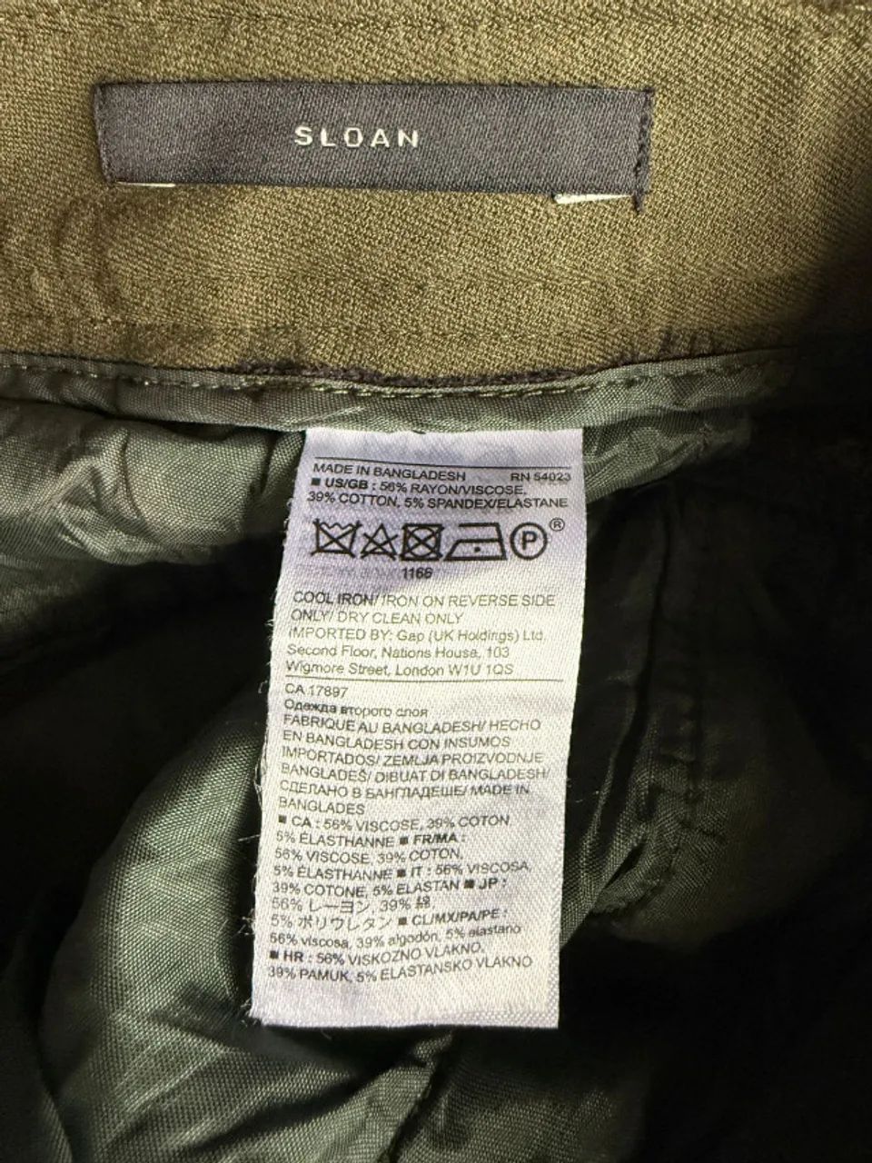 Calça Sloan, com elastano, tamanho P, feminina - Foto 3