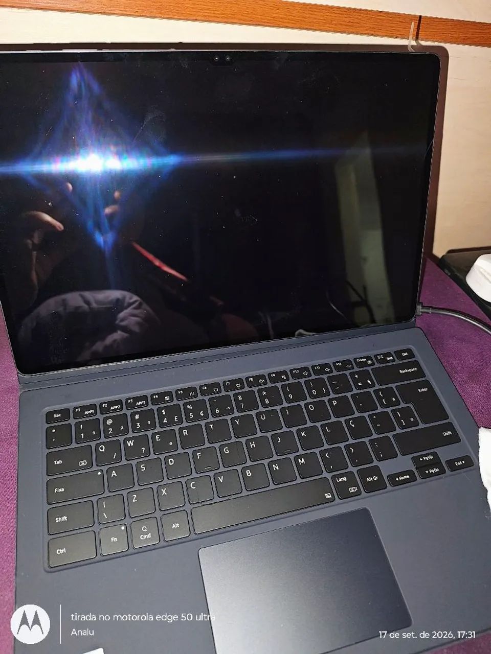 Galaxy Tab S9 Ultra SM-X910. Teclado e caneta.  - Foto 3