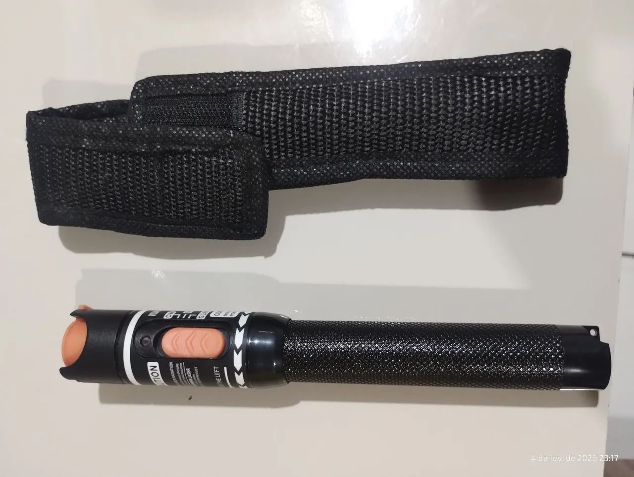 caneta laser visualizar falha de fibra óptica
