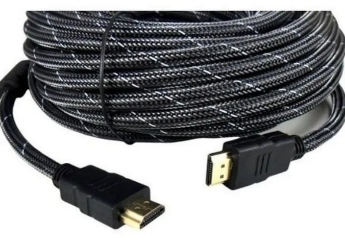 Cabo HDMI HDTV 20M. Nylon- VERDE