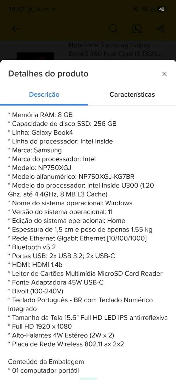 Notebook galaxy book 4 - Foto 5