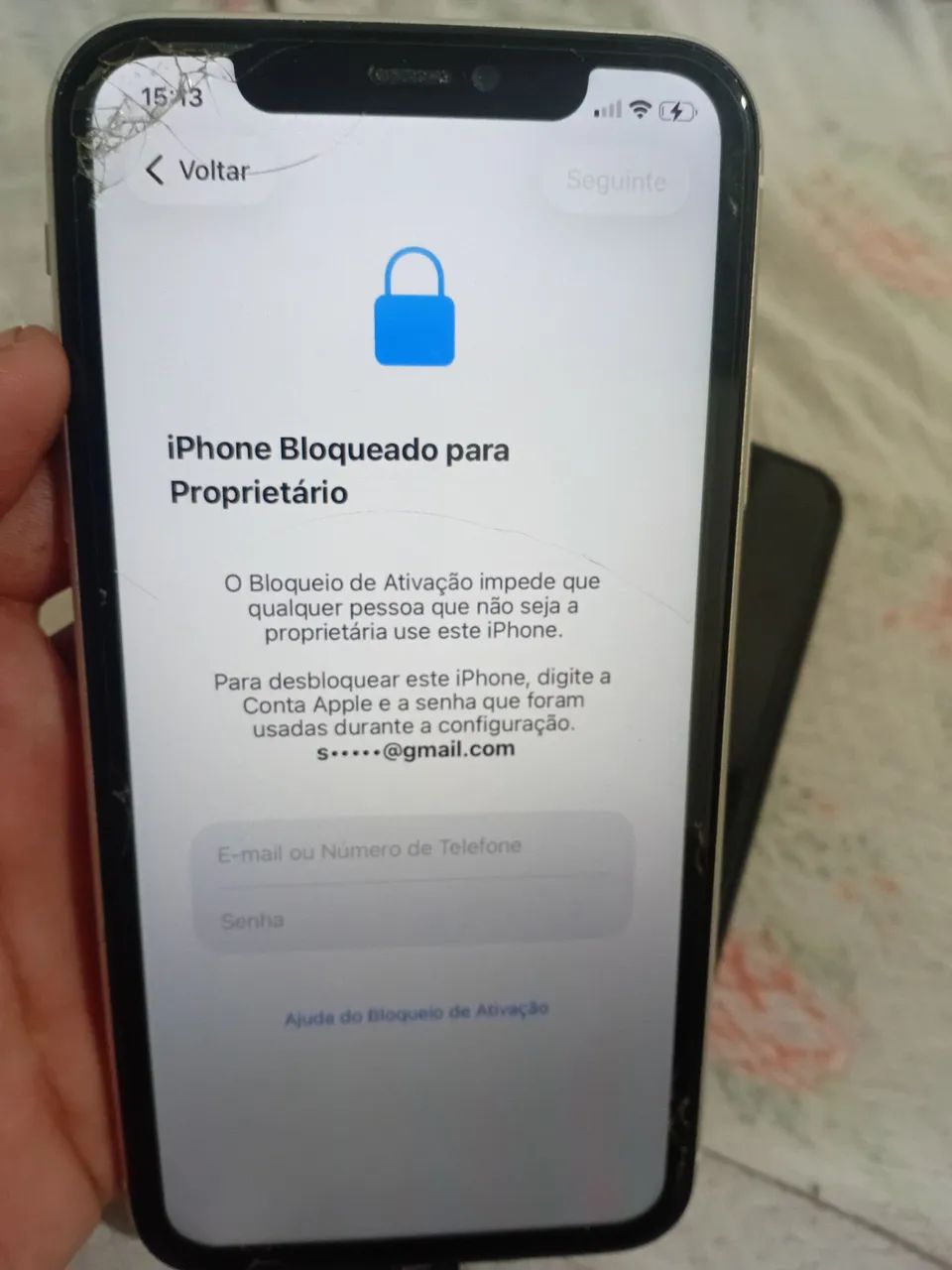 Iphone 11 bloqueado, para peças  - Foto 2